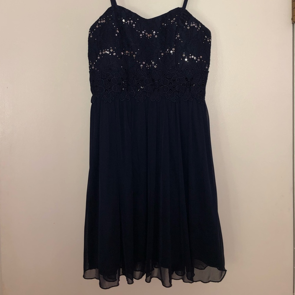 Navy Blue Formal Dress